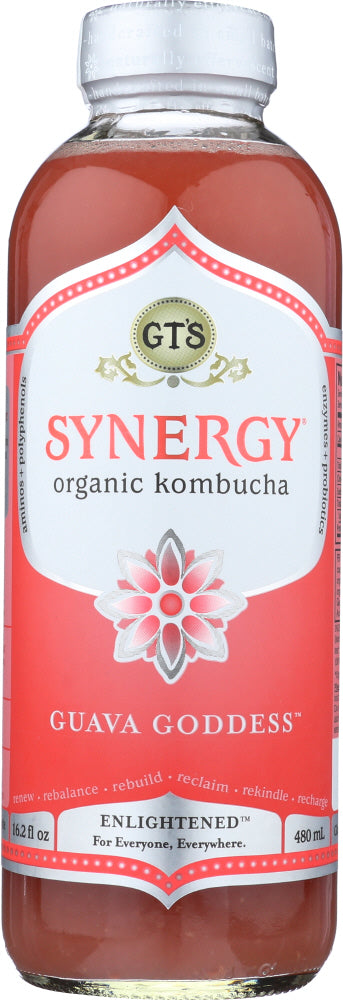 GTS ENLIGHTENED: Synergy Organic Guava Goddess, 16 fl oz - Vending Business Solutions