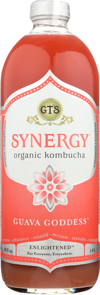 GTS ENLIGHTENED: Synergy Organic Kombucha Guava Goddess, 48 oz - Vending Business Solutions
