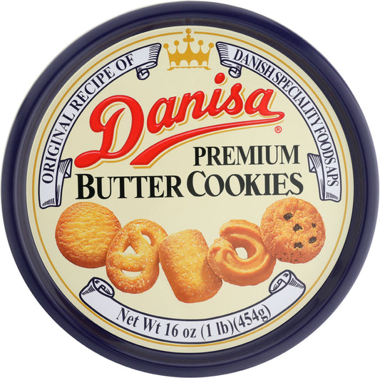 DANISA: Cookies-Butter Tin, 16 oz - Vending Business Solutions