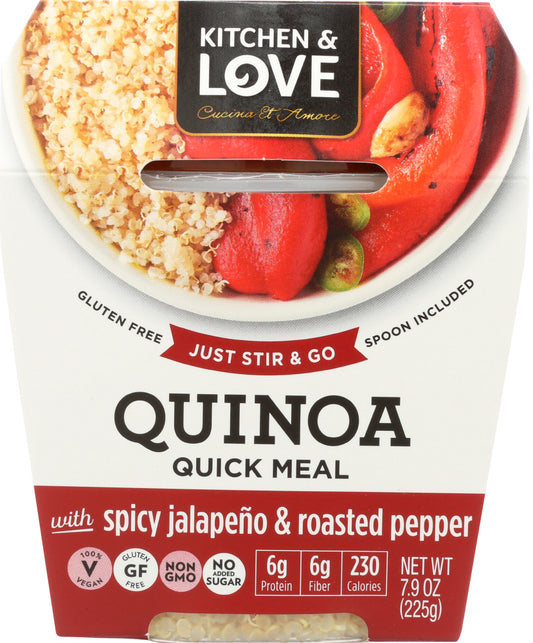 CUCINA & AMORE: Quinoa Meal Spicy Jalapeno & Roasted Peppers, 7.9 oz - Vending Business Solutions