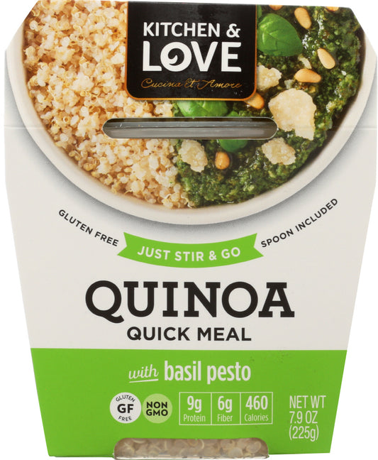 CUCINA & AMORE: Quinoa Meal Basil Pesto, 7.9 oz - Vending Business Solutions