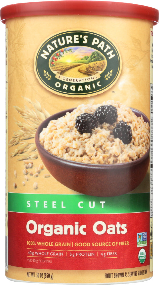 COUNTRY CHOICE: Organic Oven Toasted Oats Steel Cut, 30 oz - Vending Business Solutions