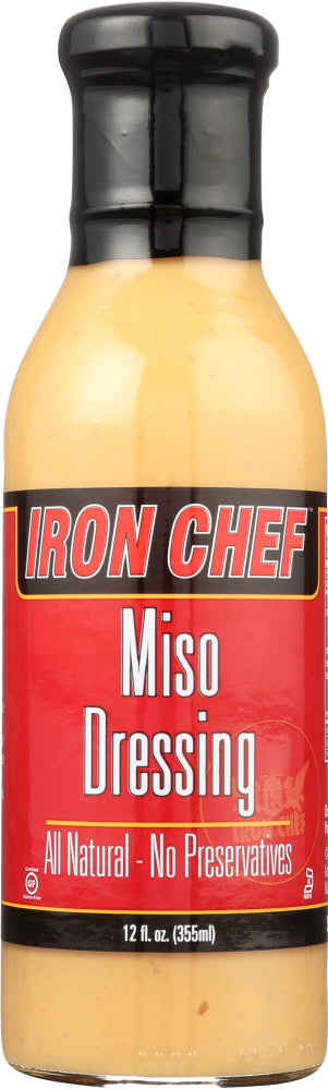 IRON CHEF: Miso Salad Dressing, 12 oz - Vending Business Solutions