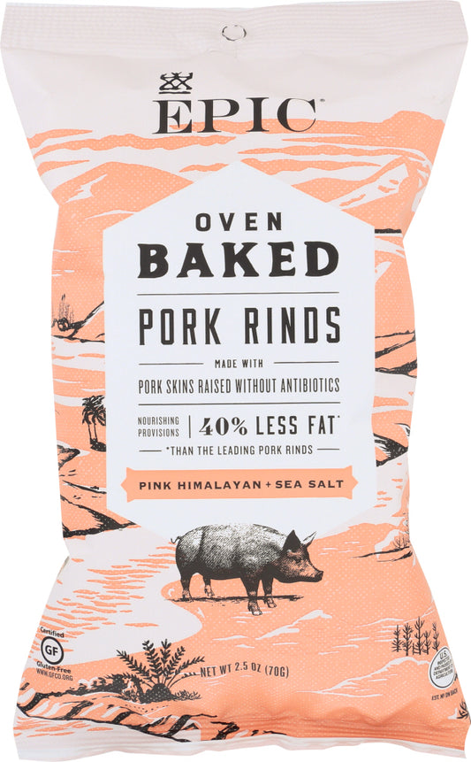 EPIC: Pork Rinds Baked Himalayan Pink, 2.5 oz - Vending Business Solutions