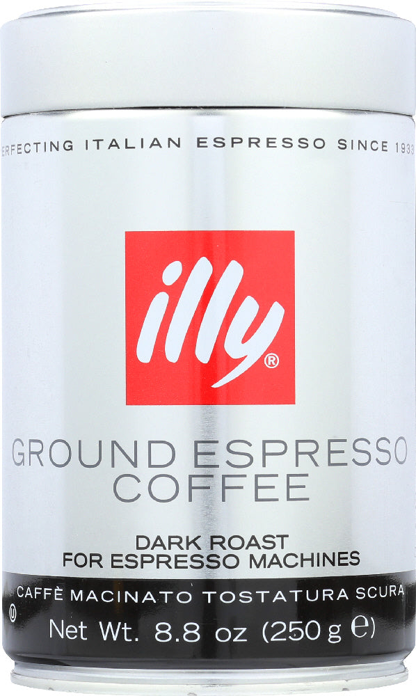 ILLY: Espresso Dark Roast Ground Coffee, 8.8 oz - Vending Business Solutions