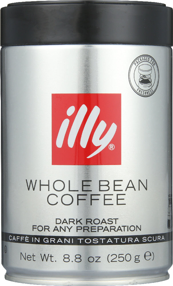 ILLYCAFFE: Whole Bean Dark Roast Coffee, 8.8 oz - Vending Business Solutions