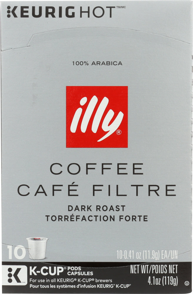 ILLY ISSIMO: Coffee Kcup Dark Roast, 10 pc - Vending Business Solutions