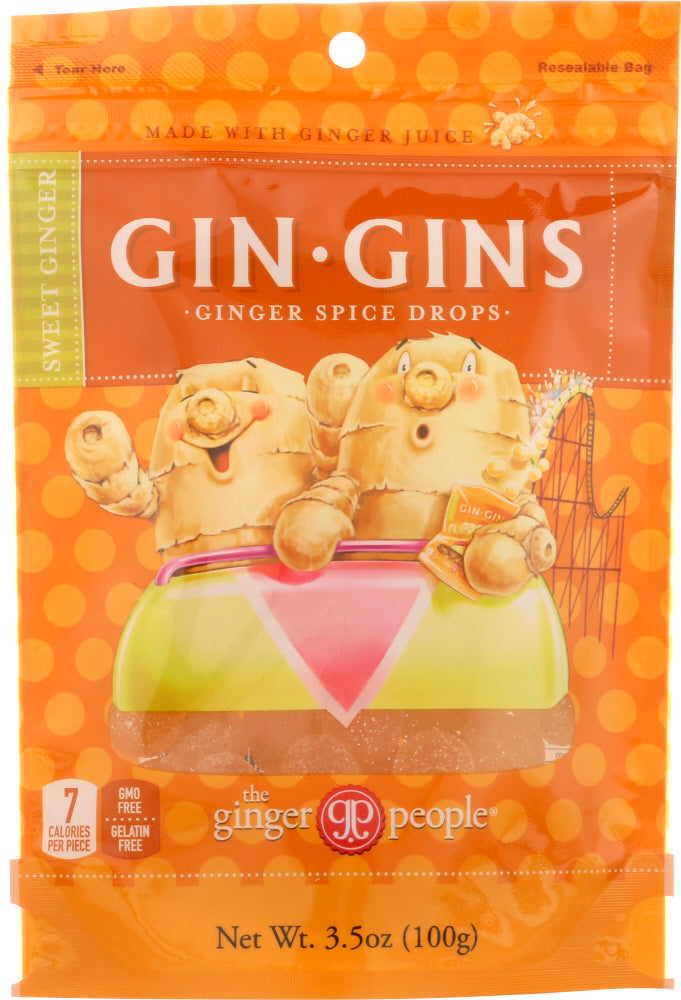 GINGER PEOPLE: Gin Gins Ginger Spice Drops, 3.5 oz - Vending Business Solutions