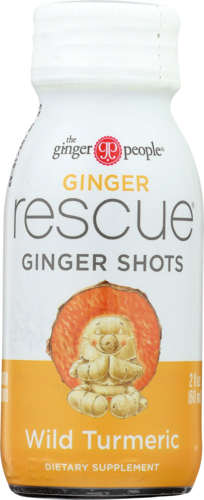 GINGER PEOPLE: Ginger Rescue Shots Wild Turmeric, 2 oz - Vending Business Solutions