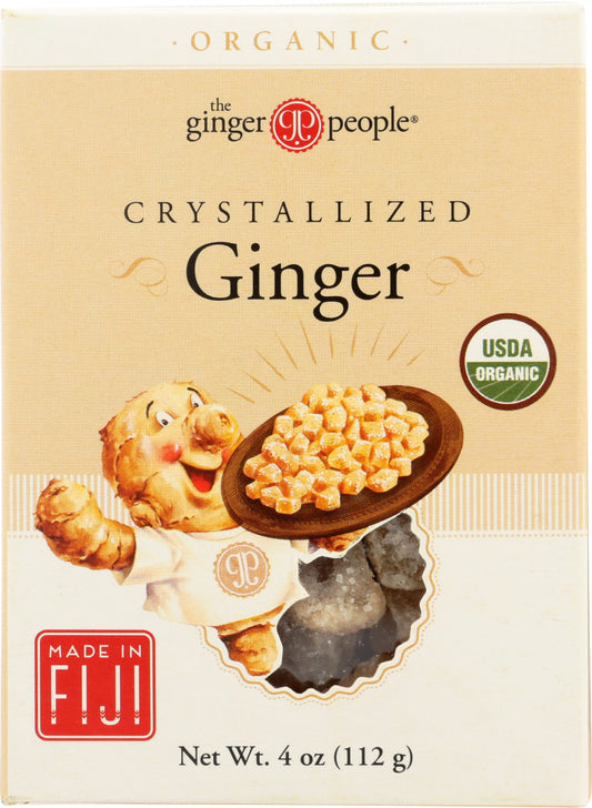 GINGER PEOPLE: Ginger Crystallized Organic, 4 oz - Vending Business Solutions