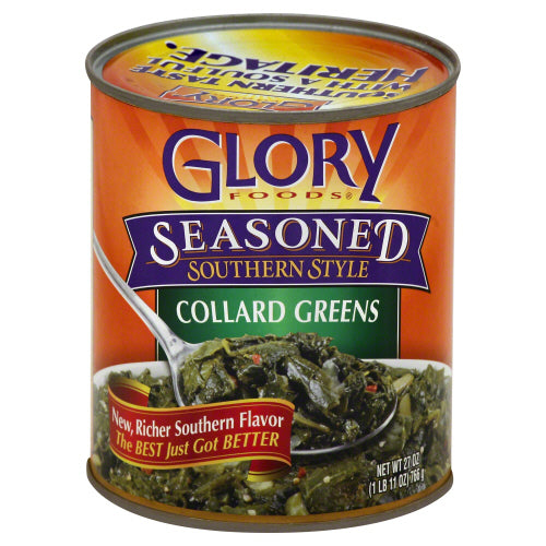 GLORY FOODS: Seasoned Collard Greens, 27 oz - Vending Business Solutions