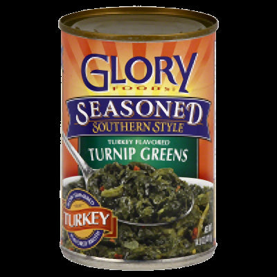 GLORY FOODS: Turnip Greens Smoked Turkey, 14.5 oz - Vending Business Solutions