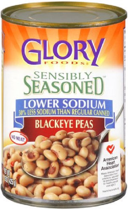GLORY FOODS: Blackeye Peas Bean, 15 oz - Vending Business Solutions