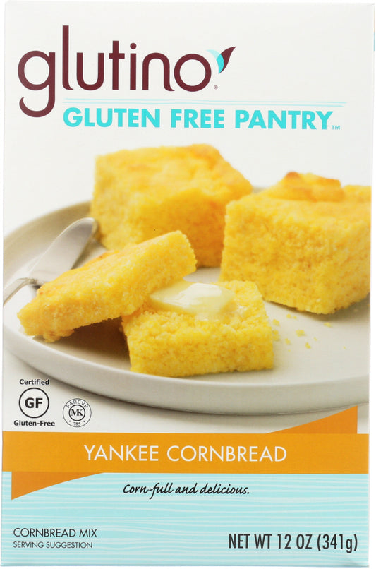 GLUTINO: Gluten Free Pantry Yankee Cornbread Mix, 12 oz - Vending Business Solutions