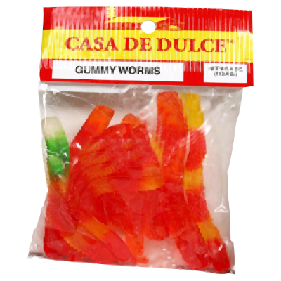 CASA DE DULCE: Gummy Worms, 5 oz - Vending Business Solutions