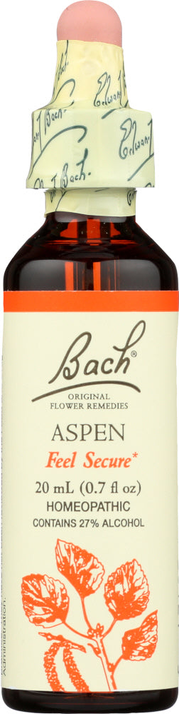 BACH ORIGINAL FLOWER REMEDIES: Aspen, 0.7 oz - Vending Business Solutions