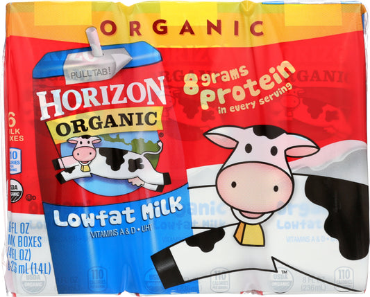 HORIZON: Milk 1% Residue Free UHT Organic 6 Pack, 48 oz - Vending Business Solutions