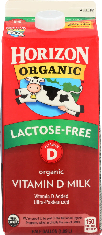 HORIZON: Milk Ultra-Pasteurized Whole Lactose Free Organic, 64 oz - Vending Business Solutions