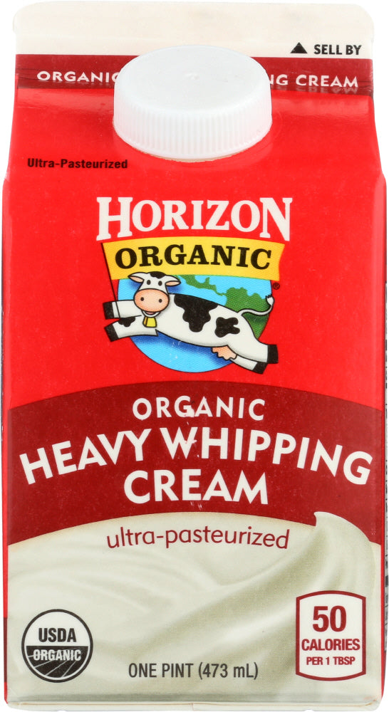 HORIZON: Organic Heavy Whipping Cream, 16 oz - Vending Business Solutions