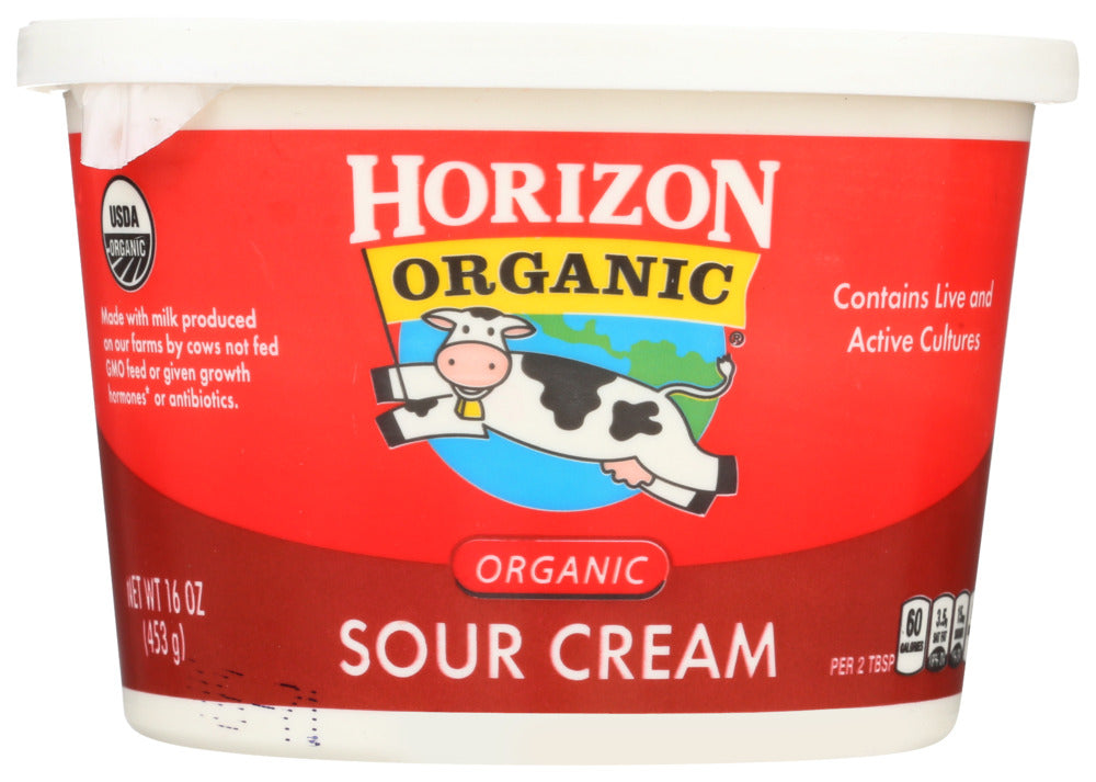 HORIZON: Organic Cultured Sour Cream, 16 oz - Vending Business Solutions