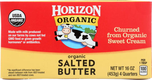HORIZON: Organic Salted Butter, 16 oz - Vending Business Solutions