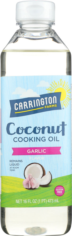 CARRINGTON FARMS: Coconut Cooking Oil Garlic Flavor, 16 oz - Vending Business Solutions