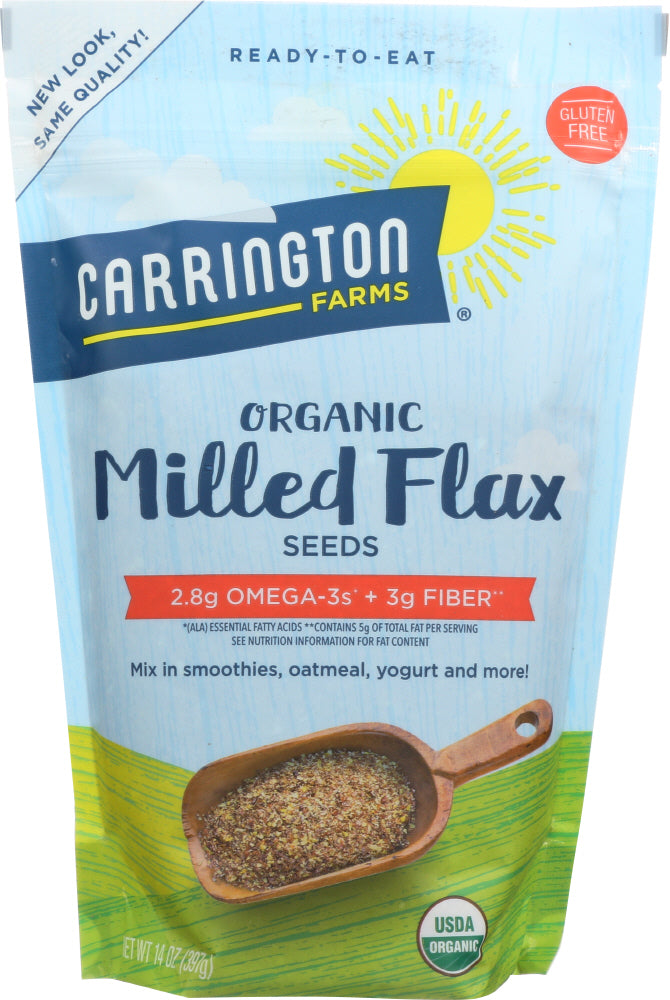 CARRINGTON FARMS: Organic Milled Flax Seeds, 14 oz - Vending Business Solutions