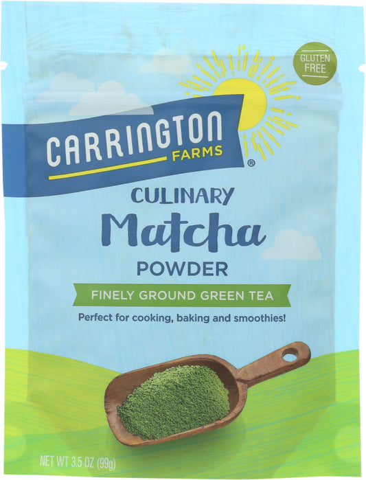 CARRINGTON FARMS: Matcha Tea Powder, 3.5 oz - Vending Business Solutions