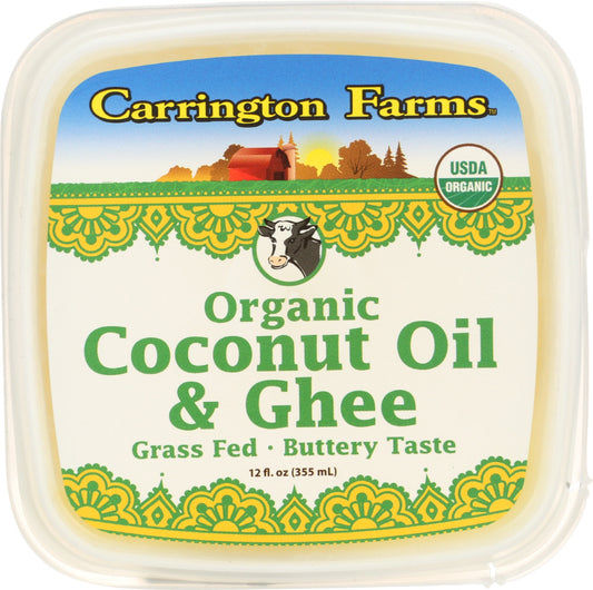 CARRINGTON FARMS: Coconut Oil and Ghee Organic, 12 oz - Vending Business Solutions