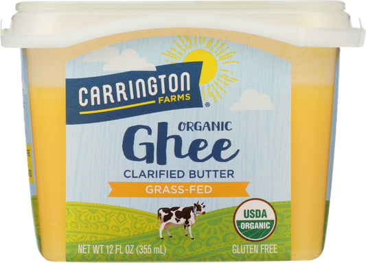 CARRINGTON FARMS: Organic Ghee Clarified Butter Grass-Fed, 12 oz - Vending Business Solutions