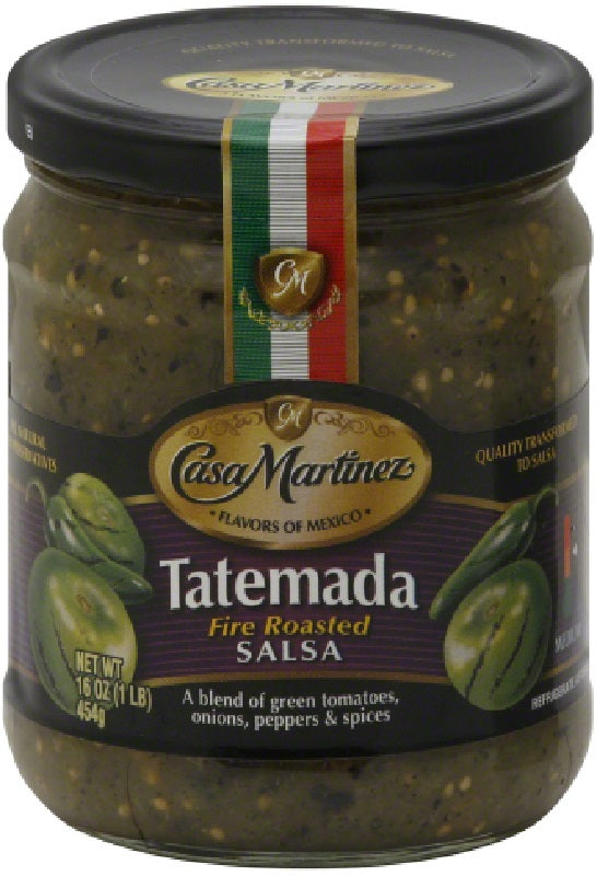 CASA MARTINEZ: Tatemada Fire Roasted Salsa, 16 oz - Vending Business Solutions