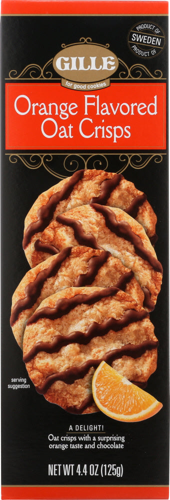 GILLE: Cookie Crisp Orange Flavored Oat, 4.4 oz - Vending Business Solutions