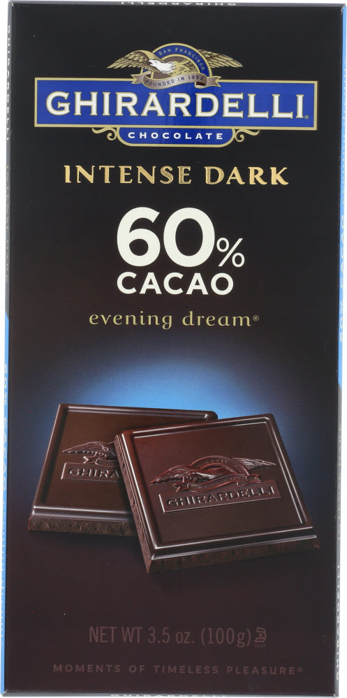 GHIRARDELLI: Chocolate Bar Dark Evening Dream, 3.5 oz - Vending Business Solutions