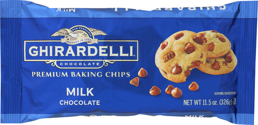 GHIRARDELLI: Chocolate Chip Milk, 11.5 oz - Vending Business Solutions