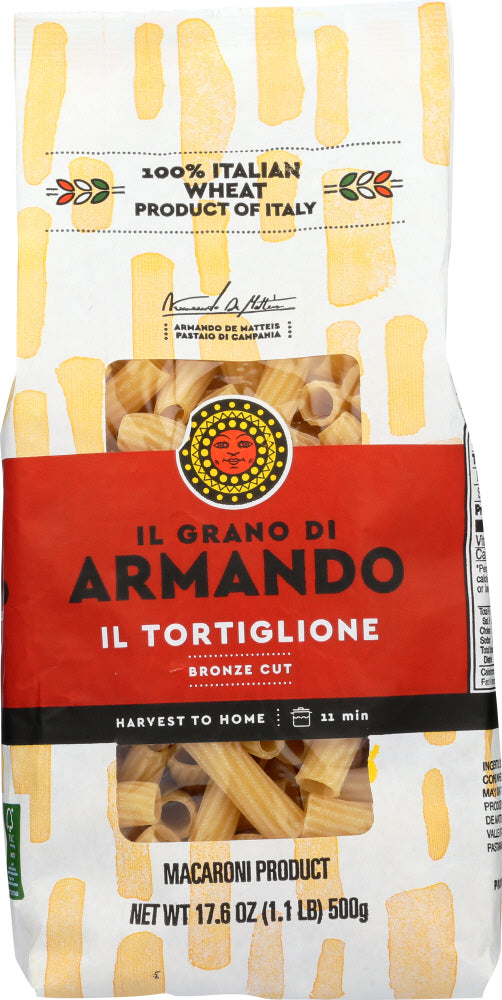 GRANO ARMANDO: Pasta Tortiglione, 500 gm - Vending Business Solutions