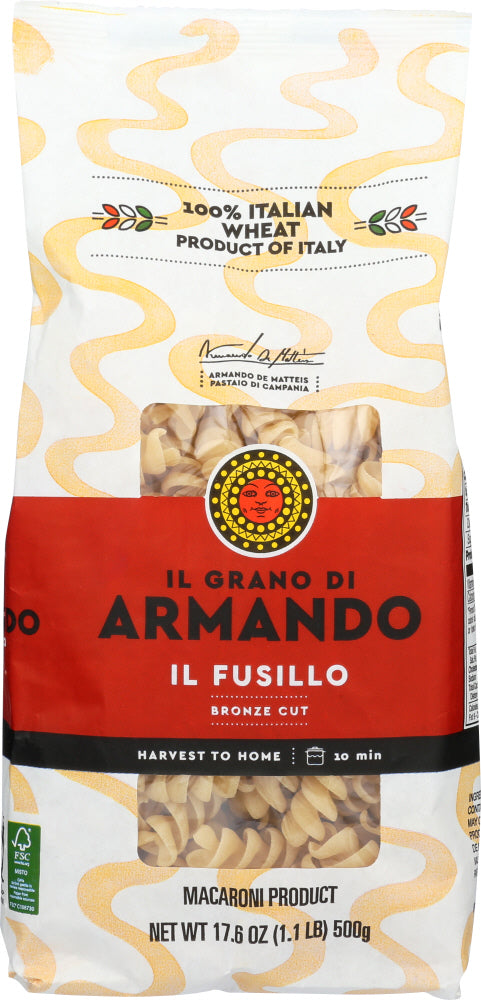 GRANO ARMANDO: Pasta Fusillo, 500 gm - Vending Business Solutions