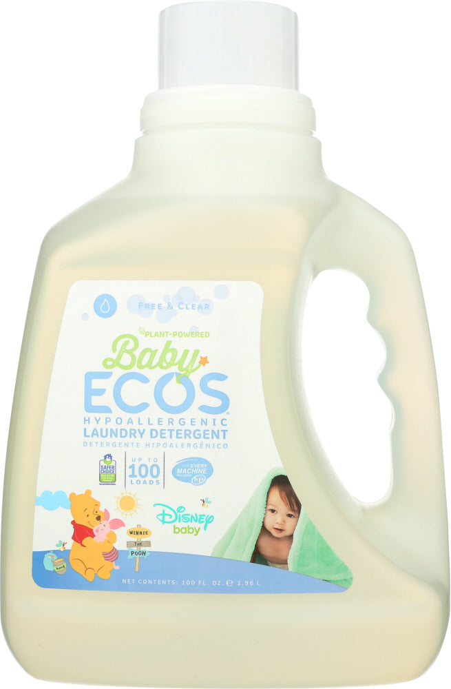 EARTH FRIENDLY: Free & Clear Disney Baby Laundry Detergent, 100 oz - Vending Business Solutions