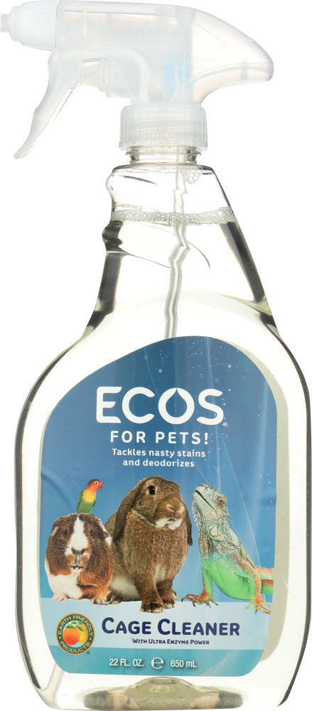EARTH FRIENDLY: For Pets Cage Cleaner Spray, 22 oz - Vending Business Solutions