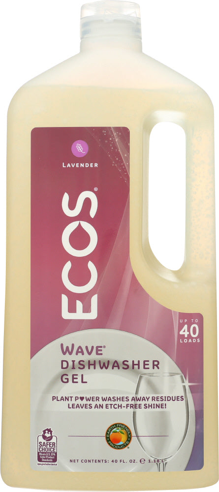 EARTH FRIENDLY: Wave Auto Dishwasher Gel Organic Lavender, 40 oz - Vending Business Solutions