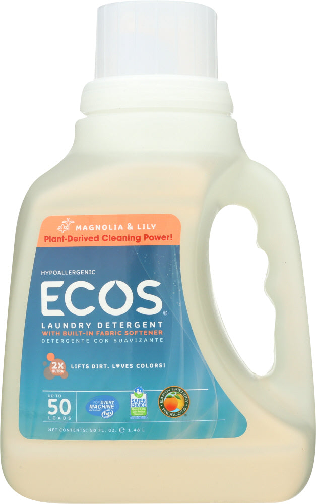 EARTH FRIENDLY: Ultra Ecos Laundry Detergent Magnolia and Lily, 50 oz - Vending Business Solutions