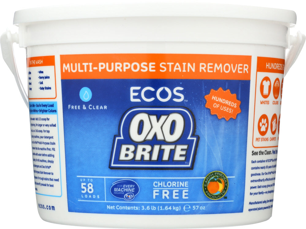 EARTH FRIENDLY: Oxo Brite Non-Chlorine Bleach, 3.6 lb - Vending Business Solutions