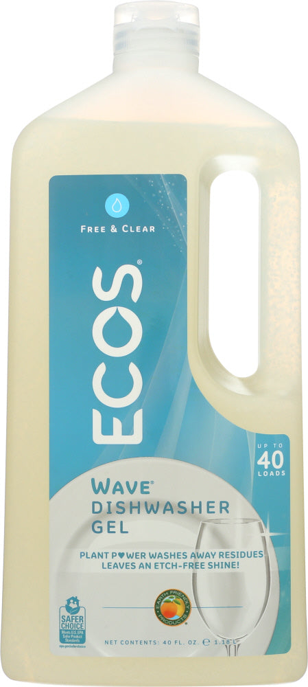 EARTH FRIENDLY: Wave Dishwasher Gel Free and Clear, 40 oz - Vending Business Solutions