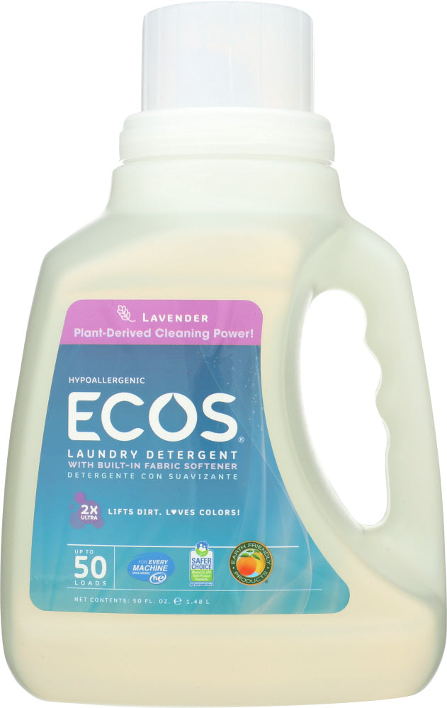 EARTH FRIENDLY: Liquid Laundry Detergent Lavender, 50 oz - Vending Business Solutions