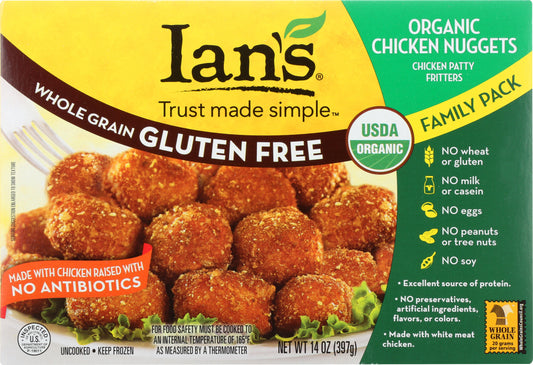 IANS NATURAL FOODS: Organic Chicken Nuggets Family Pack, 14 oz - Vending Business Solutions