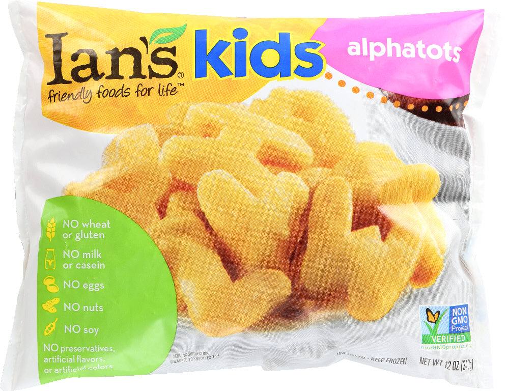 IANS NATURAL FOODS: Alpha Tots Allergen Free Fries, 12 oz - Vending Business Solutions
