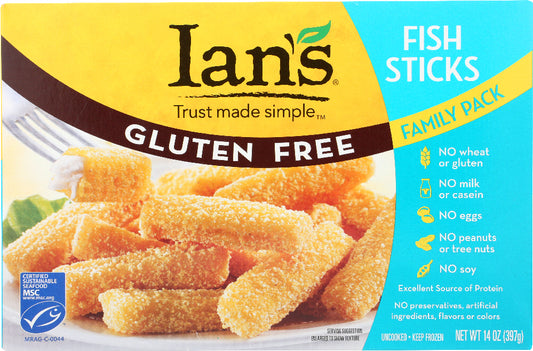 IANS NATURAL FOODS: Fish Stick Family Pack, 14 oz - Vending Business Solutions