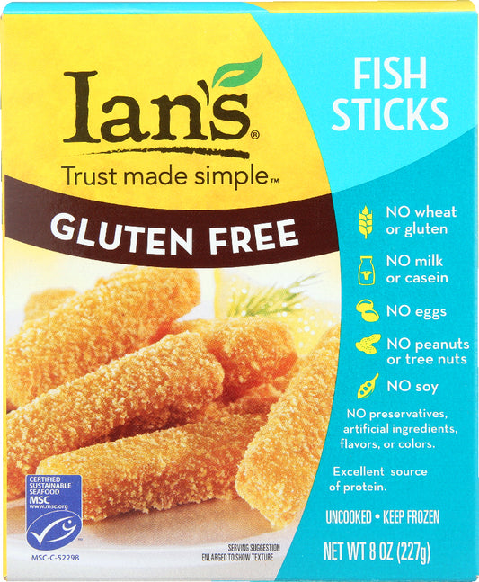 IAN'S NATURAL FOODS: Fish Sticks, 8 oz - Vending Business Solutions