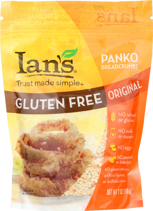 IAN'S NATURAL FOODS: Gluten Free Panko Breadcrumbs Original, 7 oz - Vending Business Solutions