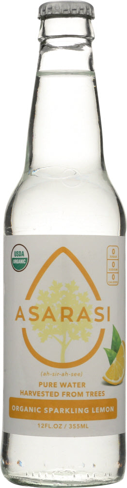 ASARASI: Water Sparkle Lemon, 12 oz - Vending Business Solutions