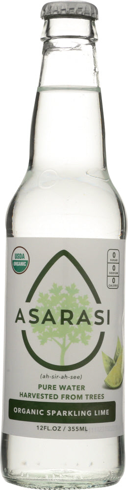 ASARASI: Water Sparkling Lime, 12 oz - Vending Business Solutions